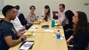 Careers Beyond Academia participants sitting around a table