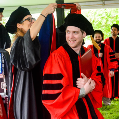 Michael McCoy at the Graduation Ceremony