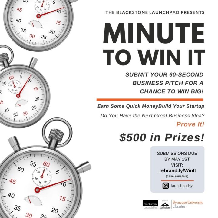 Minute to Win It Virtual Pitch Competition Careers Beyond Academia