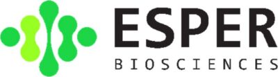 Esper Biosciences logo (green lines with dots)