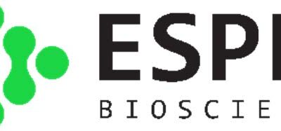 Esper Biosciences logo (green lines with dots)