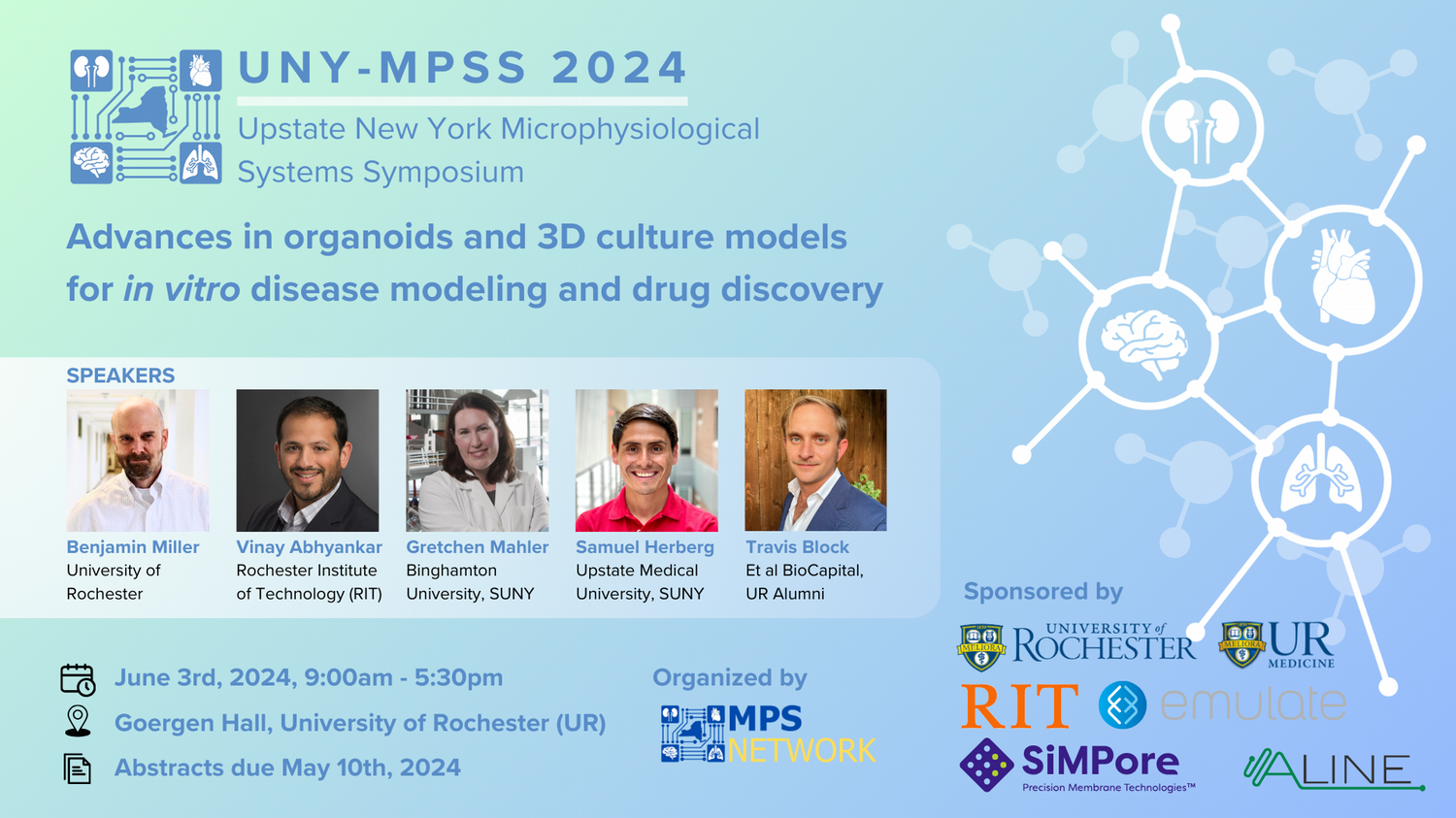 The Inaugural Upstate New York MPS Symposium (UNY-MPSS 2024)
