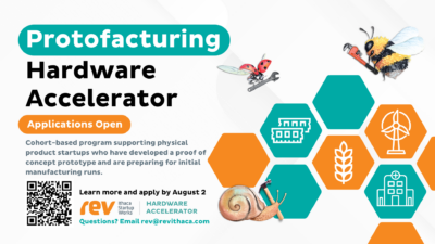 Program flyer for Protofacturing Hardware Accelerator program