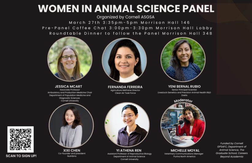 Women in Animal Science event flyer